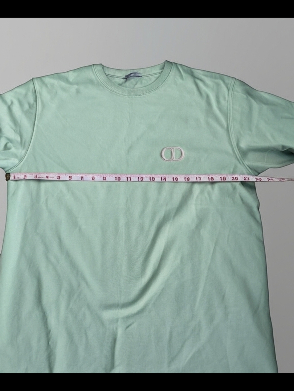Authentic Dior Men’s Crewneck T-Shirt in Mint Green Size Medium - Picture 4 of 9